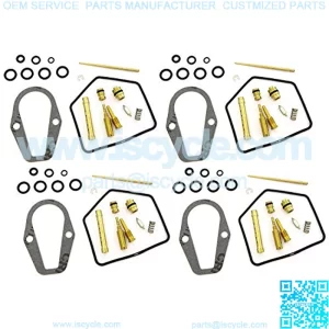Set of 4 Carburetor Repair Kits - Fits Honda CB550K - 1974-1976 - Carburetor Rebuild Set