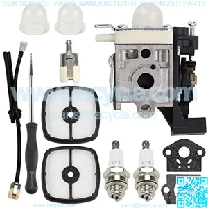 Wellsking RB-K93 Carburetor for Echo SRM225 SRM225i SRM225U SRM225SB GT225 GT225i GT225L GT225SF PAS225 PE225 PPF225 SHC225 A021001690 A021001691 Trimmer W/Tune Up Kit
