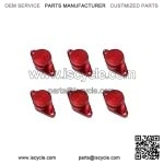 BMW Diesel Engine Eddy Swirl Flap Repair Kit 22MM 6PCS Without Leather Ring #Red