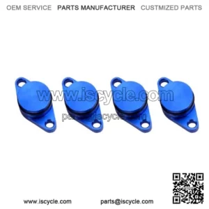 BMW Diesel Engine Eddy Swirl Flap Repair Kit 22MM 4PCS Without Leather Ring #Blue
