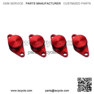 BMW Diesel Engine Vortex Swirl Flap Repair Kit 22MM 4PCS Without Leather Ring #Red