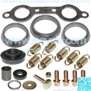 Exhaust Muffler Kit for Polaris Ranger Crew 800 4X4 EFI 2010 2011