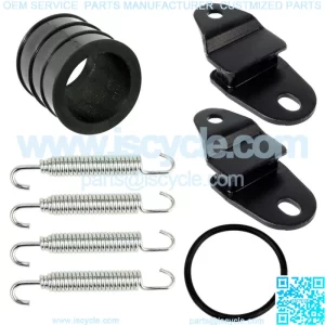 Exhaust Muffler Kit for Yamaha Banshee 350 YFZ350 YFZ 350 1987-2006