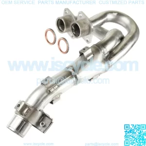 Exhaust Muffler Pipe w/ Gaskets fits Yamaha Grizzly 660 YFM660F 4X4 2002 - 2008