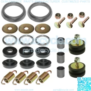 Exhaust Muffler Silencer Kit for Polaris Sportsman 500 4X4 Forest 2011 - 2013