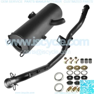 Exhaust Muffler w/ Pipe Kit fits Polaris Sportsman 400 2001 2002 2003 2004 2005