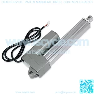 12V Industrial Linear Electric Actuator. 30 in. 330 lbs. Stainless Steel Rod, High Force, Brushed DC Motor, Durable Stroke for Marine, Automation, Robotics PA-09-30-330