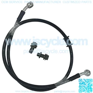 Motorcycle Hydraulic Brake or Clutch Line Hose for Dirt Bike ATV Moped Scooter and Banjo Bolt 2PCS(Length 0.9m/2.95ft)