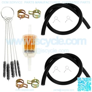 1/4Inch Fuel Line Gas Filter for E7187-82150 GY20709 JN3-F4560-00 JN6-F4560-00 KH-25-050-22-S1 M147272 PM244 E100 E110 E120 E130 E140 LA100 LA105 LA110 LA115 LA120 LA125 LA130 LA135 LA140 LA145