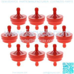 Lawn Mower 1/4" Inline Gas Fuel Filter Replacement for 298090 298090S Toro 42-5240 56-6360 AM107314 LG298090 LG298090S PT4265 Pack of 10