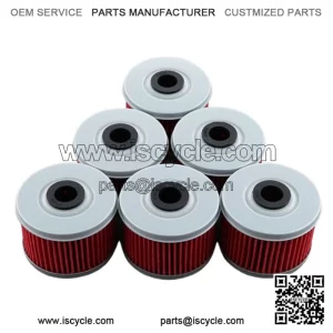 6x Oil Filter For Honda Rancher 350 420 TRX300 TRX400EX Foreman 500 Fourtrax 300 (For: More than one vehicle)