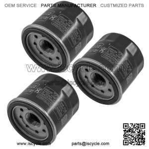 3 Pack Oil Filter for Kawasaki KVF750 Brute Force 4X4I 749 750 2005-2014