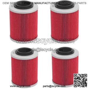 For CFMOTO CForce UForce ZForce 400 500 500S 600 800 1000 4Pack Oil Filter