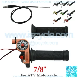1Pair Dirt Pit-Bike ATV Motorcycle 22 mm 7/8" Hand Grips Pro Handle Bar Grip Kit