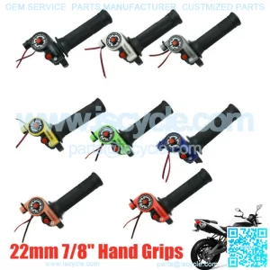 1Pair 22mm 7/8" Hand Grips Pro Handle Bar Grip For Dirt Pit-Bike ATV Motorcycle