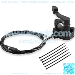 7/8'' 22mm Thumb Throttle Cable Accelerator Control Assembly Compatible with 50cc 70cc 90cc 110cc 125cc 250cc TaoTao ATV Quad Go Kart Pit Bike