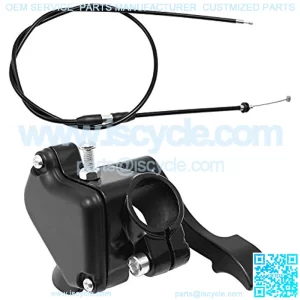 7/8'' 22mm Thumb Throttle Cable Accelerator Control Handle Assembly Replacement for 50cc - 250cc TaoTao ATV Quad Go Kart Pit Bike