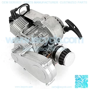 49CC 2 Stroke Engine Motor??2 Stroke Engine Motor Air Filter with Gear Box for 49cc Mini Pocket Bike Gas G-Scooter ATV Quad Bicycle Dirt Pit Bikes