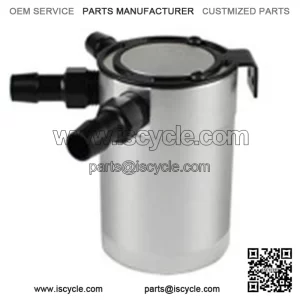 05019 Oil Breather Pot # Silver