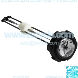 (13.5 Inch) Snowmobile Screw on Gas Fuel Cap with Gauge