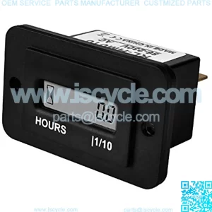 Digital LCD Hour Meter, AC 86V to 230V , Total Hours Resettable, Use for ZTR Lawn Mower Tractor Generator Golf cart Club car Scrubber Marine ATV Motor Compressor and Other Powered Equipment