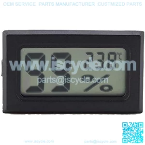 Black Digital Temperature Humidity Meters Gauge Indoor Thermometer Hygrometer LCD Display Celsius ??C for Humidors, Greenhouse 2pcs