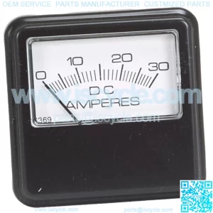 Club Car and EZGO Golf Cart Charger Ampmeter 30 Amp - Corner Mount