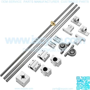 2PCS 400mm Linear Motion Rod Shaft Guide & ??400mm??8mm Lead Screw & 4PCS SK8 Shaft Support & 4PCS SCS8UU Bearings & 2PCS KP08 & 2PCS Flexible Shaft Couplings