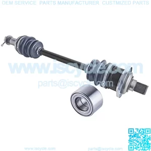 Axle rear left/right cv axle & wheel bearing compatible with Arctic Cat 650/700/1000 2004 2005-2011