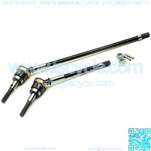 Que-T Heavy Duty Steel Front CVD Drive Shaft Set for 1/10 Axial Wraith 90018 RC Truck