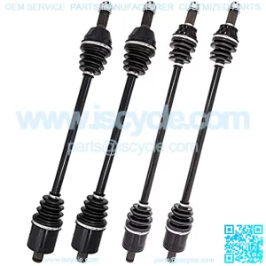 Complete Front and Rear CV Axle Driveshaft Assembly Kit for 2015-2017 Polaris RZR XP / 4 1000