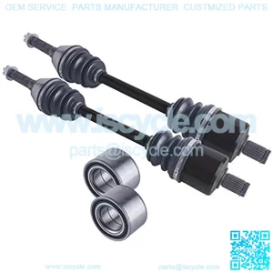 East Lake Axle front cv axles & wheel bearings set compatible with Polaris Sportsman 450/570/ETX 2014 2015 2016 2017 2018 2019 2020