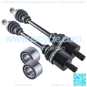 East Lake Axle front cv axles & wheel bearings set compatible with Polaris Ranger 400/500/570/800 2010 2011-14