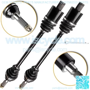 CV Axle Shaft Assembly fits for Rear Left Right Axle Shaft Assemblies Driving Shaft CV Boot joints 2010-2014