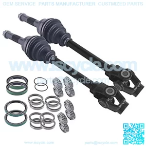 East Lake Axle front cv axles & wheel bearings set compatible with Polaris Sportsman 335/400/500/500 HO 1995-2004