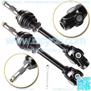 ATV CV Axle Shaft replacement for 1995-2003 Axle Shaft Assemblies Driving Shaft CV Boot joints Front Left Right