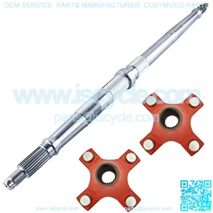replacement for Rear wheel axle and hub Honda TRX 250 EX/TRX 250X 2001 2002 2003 2004 2005 2006 2007 2008 2009 2010 2011 2012 2013 2014 2015 2016 2017