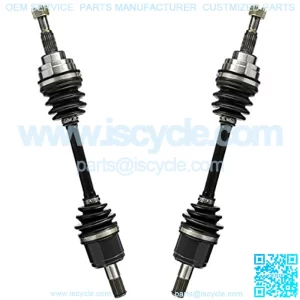 ASH9122PR Pair of 2 Front Driver and Passenger Side ATV CV Axle Drive Shaft Assembly Replacement for 2009-2011 2012 2013 2014 Honda TRX420FA TRX420FPA Rancher AT 4x4 w/Power Steering