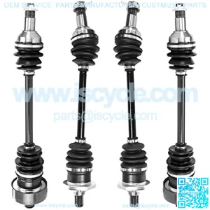 Set of 4 Front and Rear ATV CV Axle Drive Shaft Assembly Replacement for 2006 2007 2008 2009 2010 Arctic Cat 400 4x4 Auto TRV 2011 2012 2013 2014 700 Super Duty Diesel