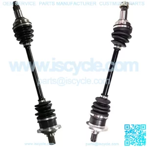 Pair of 2 Front Driver and Passenger Side ATV CV Axle Drive Shaft Assembly Replacement for 2006-2008 2009 2010 Arctic Cat 400 4x4 Auto TRV 2011-2014 700 Super Duty Diesel