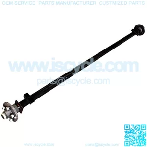TK Axles + 3.5k-3500 Lb Capacity Trailer Idler Straight Axle - 5 on 4.5 Bolt Pattern (Add U Bolts, 73" Hubface-58 Spring Center(5'0Frame))
