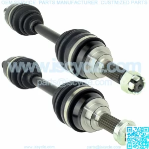 Front Right And Left CV Joint Axles for Kawasaki Prairie 650 KVF650 4X4 2002 03
