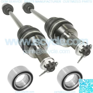 2 Front Left Right CV Joint Axles Bearing for Polaris Ranger 700 4X4 EFI 2009