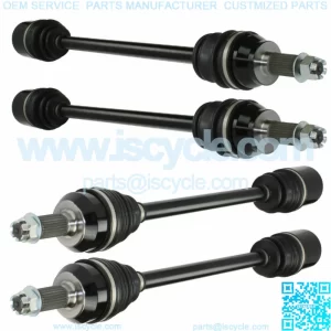 Front Rear Left Right Complete CV Joint Axles for Polaris RZR 4 900 2015-2017