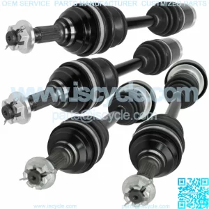 Front Rear Left Right Complete CV Joint Axles for Arctic Cat 250 4X4 2002