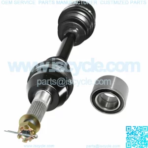 Rear Left Right CV Joint Axle W/ Bearing for Polaris Sportsman X2 800 EFI 07-09
