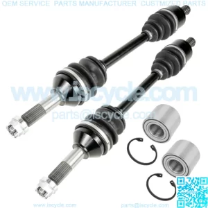 Rear Left and Right CV Joint Axle w/ Bearing for Kawasaki 59266-0002 59266-0023