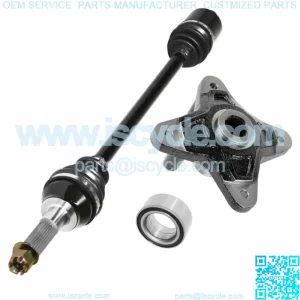 Rear Wheel Hub CV Joint Axle W/ Bearing for Polaris RZR XP 900 2011 2012 2013