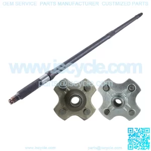Honda Rear wheel axle and hubs TRX 500 Foreman/Rubicon 2001 2002 - 2014