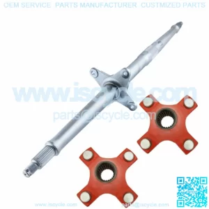 Honda rear wheel axle and hubs TRX 400 EX / 400 X Sportrax 400 1999 2000 - 2014